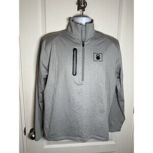 2pood 2 Pood Weightlifting Light Gray 1/4 zip Pullover Jacket Medium